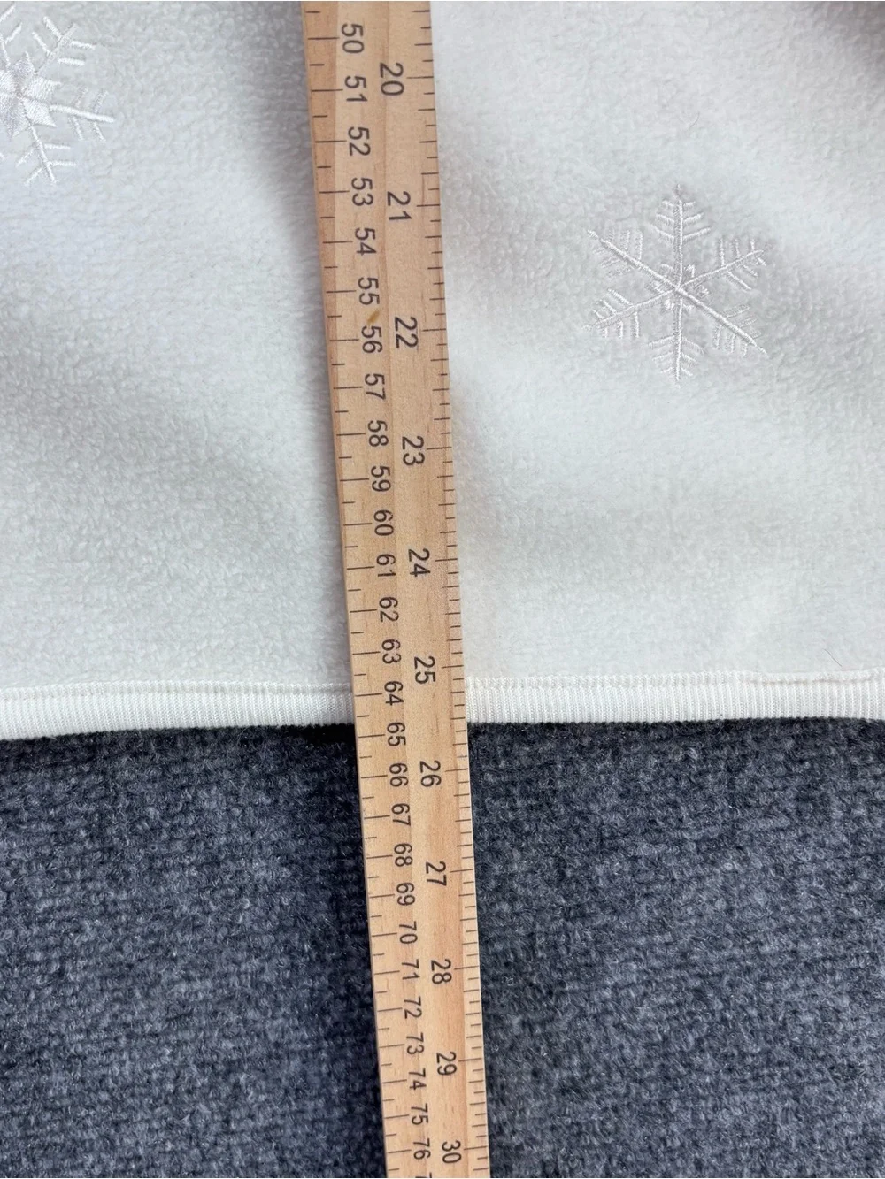 VTG Northern Reflections Off White Fleece Grandmacore Cottagecore Jacket Size L